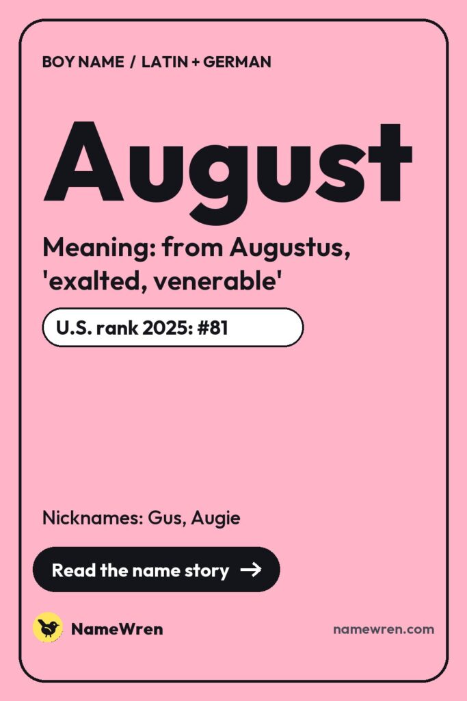 August pin