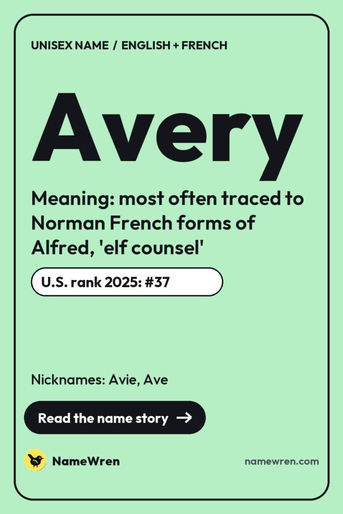 Avery pin