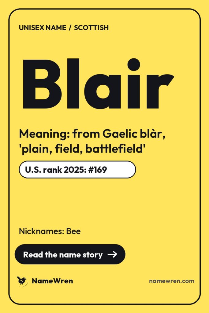 Blair pin