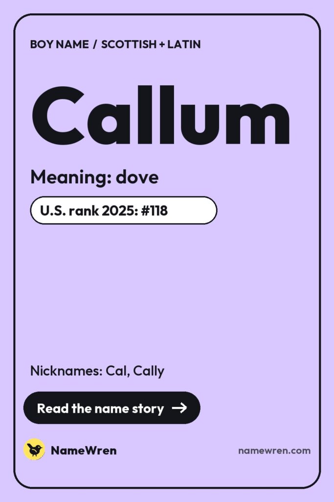Callum pin