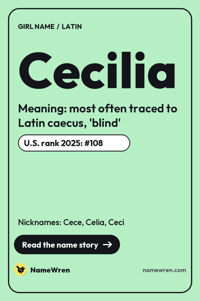 Cecilia pin