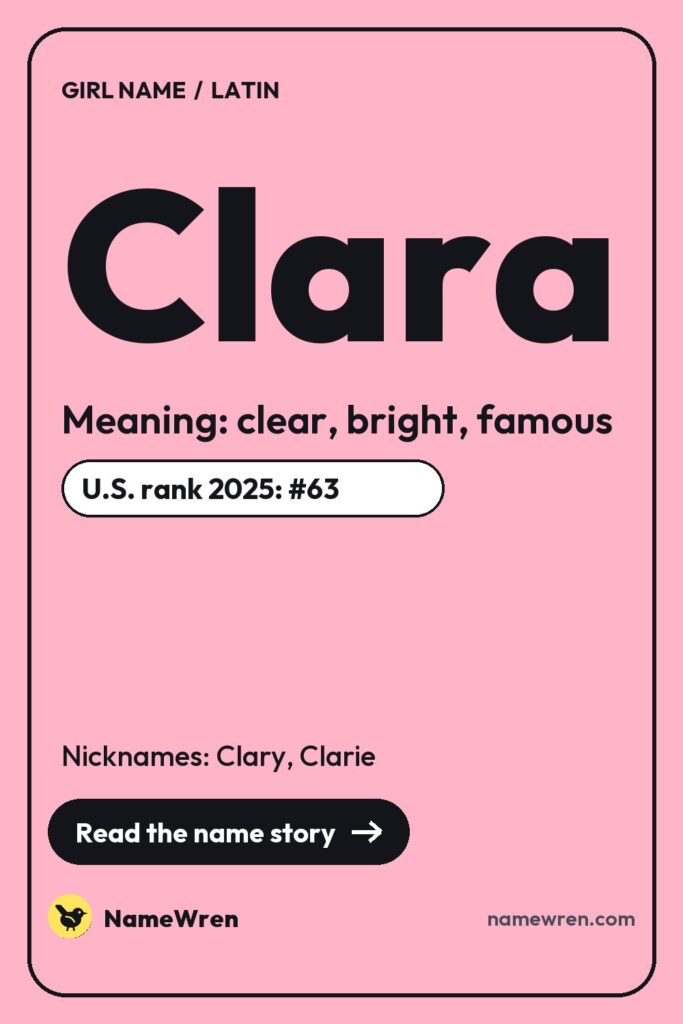 Clara pin