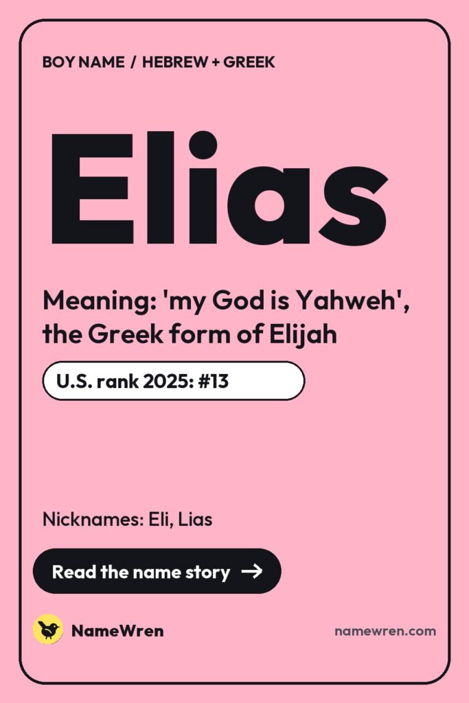Elias pin