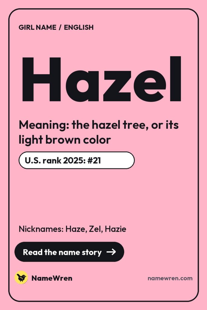 Hazel pin