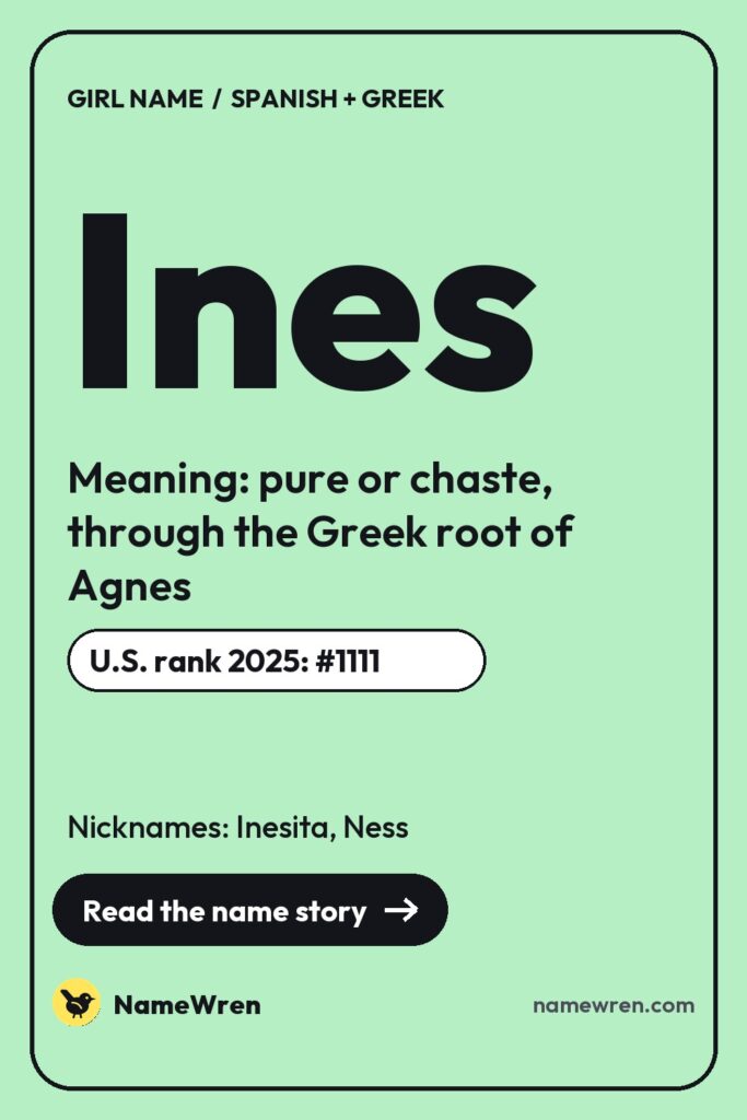Ines pin