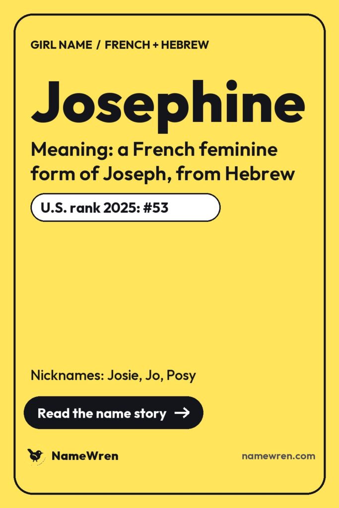 Josephine pin