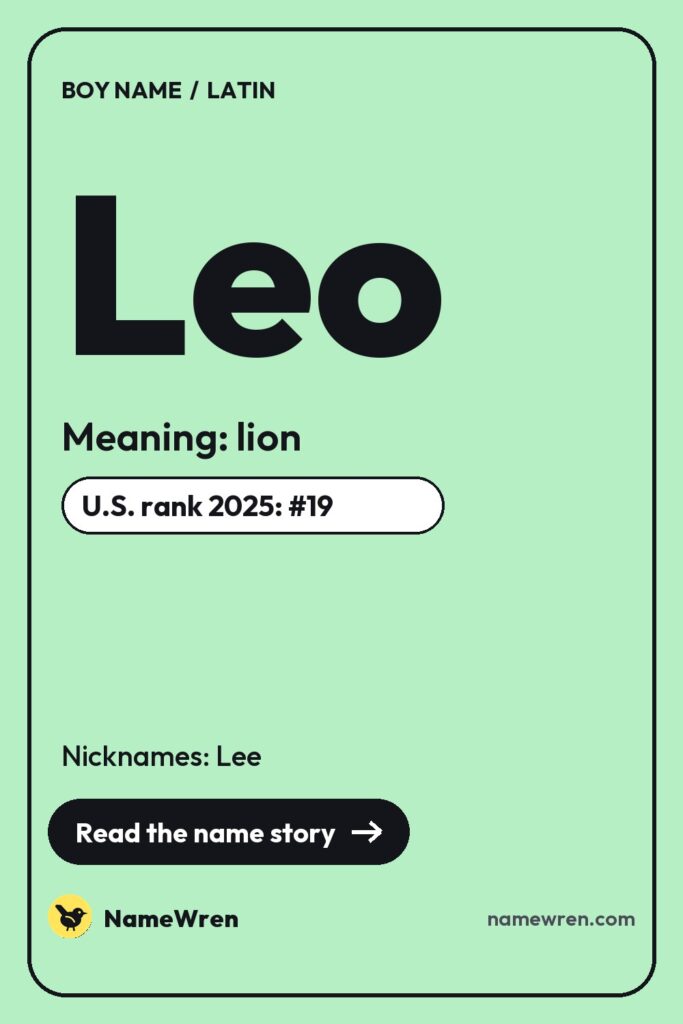 Leo pin