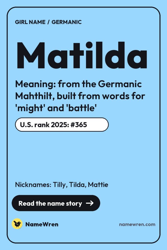 Matilda pin