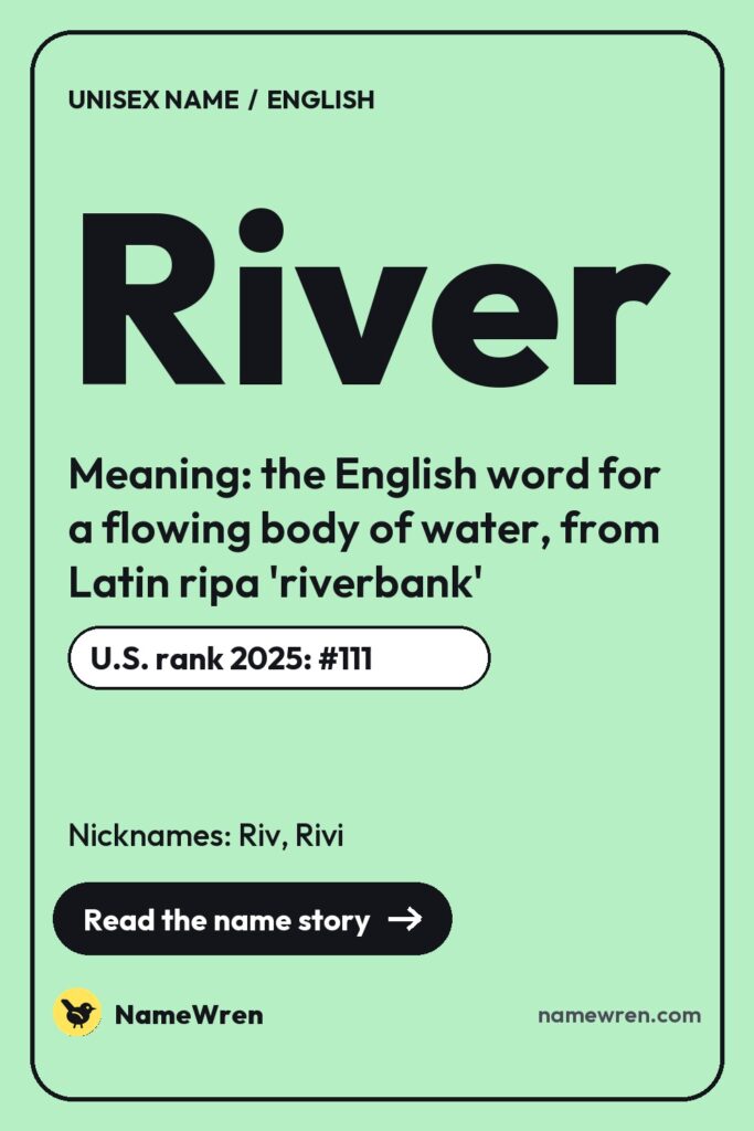 River pin