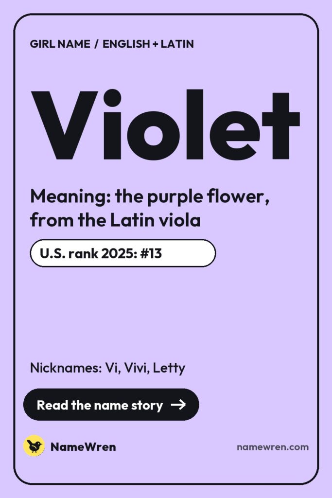 Violet pin