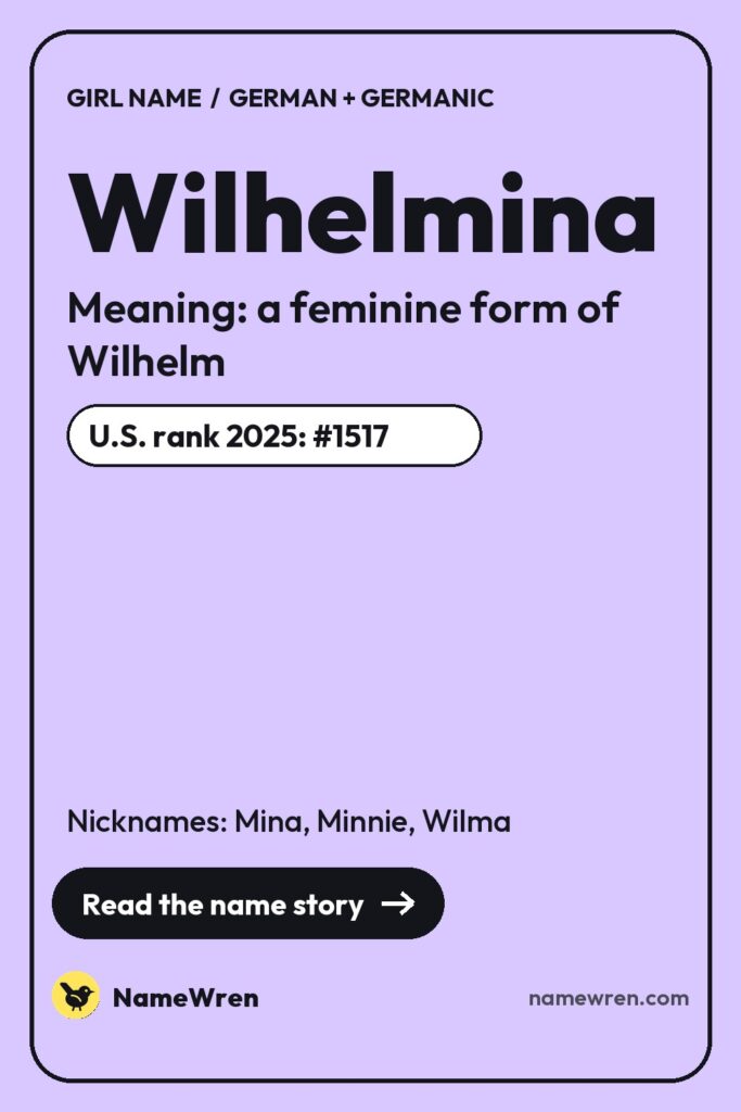 Wilhelmina pin